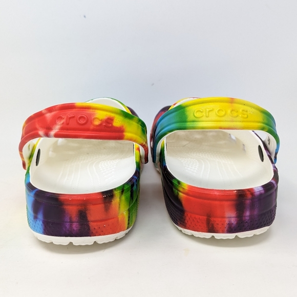 CROCS Classic Tie-Dye Graphic Clogs Mens 11 - Picture 3 of 7